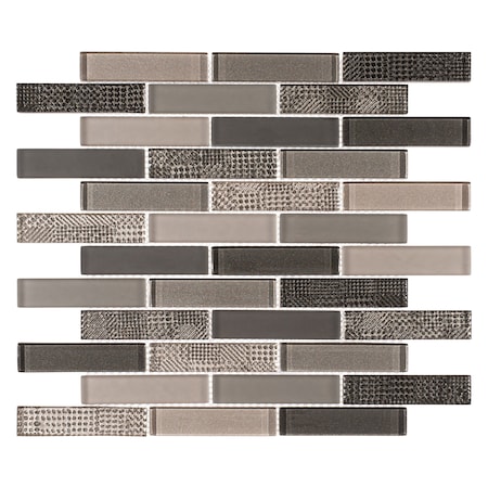 Andova Tiles North 1 W x 4 L Glass Mosaic Wall Tile SAM-ANDNOR498